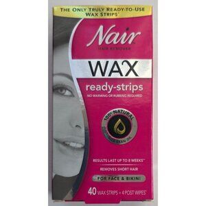 New Nair Wax Ready Strips for Face and Bikini